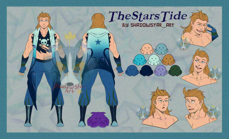 TheStarsTide Character Sheet w/ Jacket